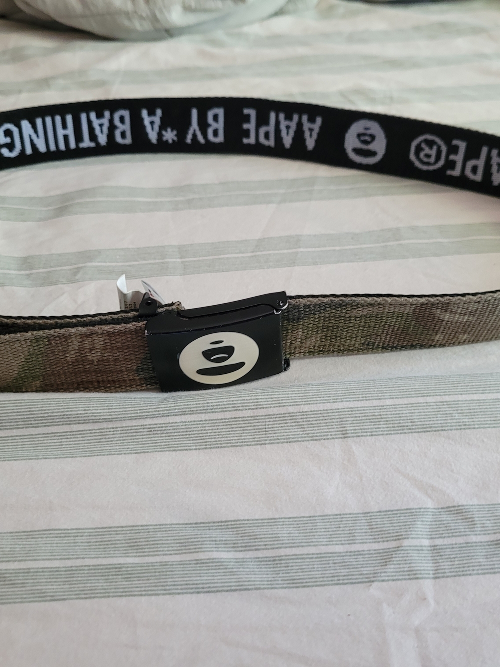 BATHING APE Abc Camo Belt